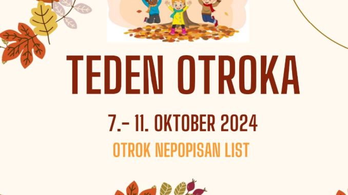 Teden otroka